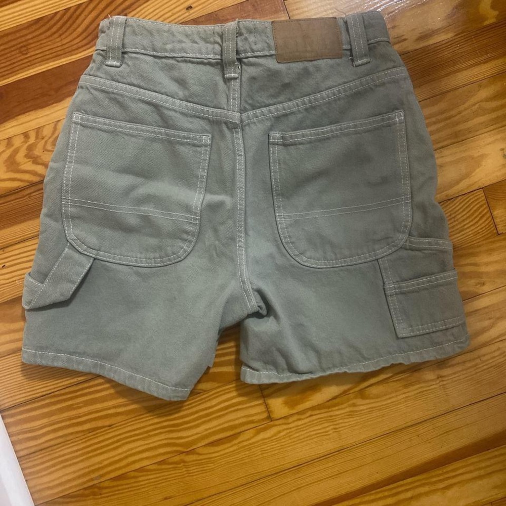 Green Cargo Shorts